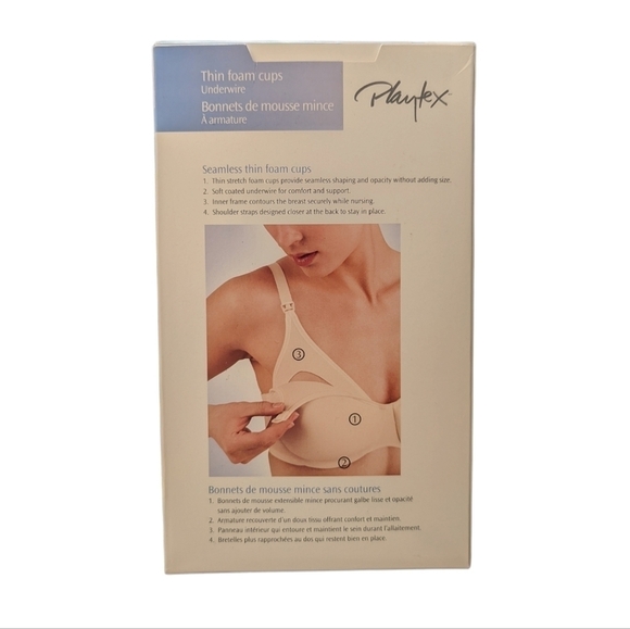 COPY - 2/$25 NWT Playtex nursing bra 36DD P4115 - Picture 2 of 10